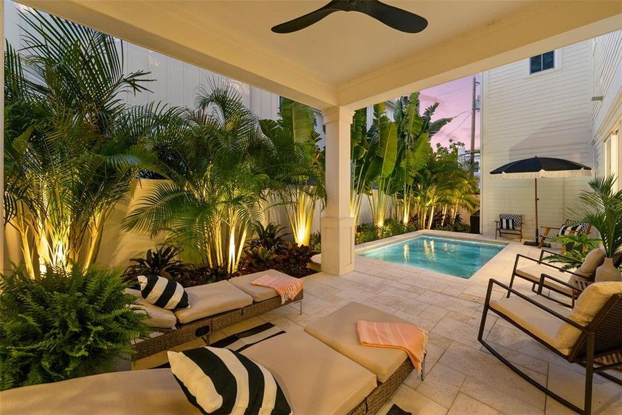 Exterior details and patio area of a home in , St. Petersburg (Image 24).