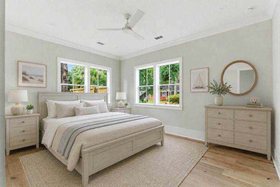 Furnished interior view inside a new home in , Mount Pleasant (Image 49).