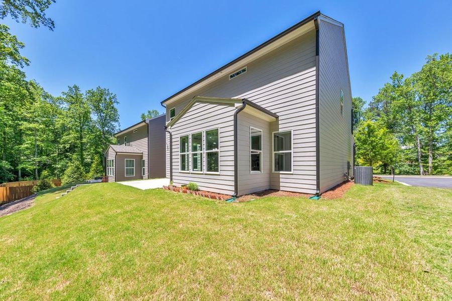 Exterior details and patio area of a home in , Holly Springs (Image 32). Exterior details and patio area of a home in , Holly Springs (Image 32).