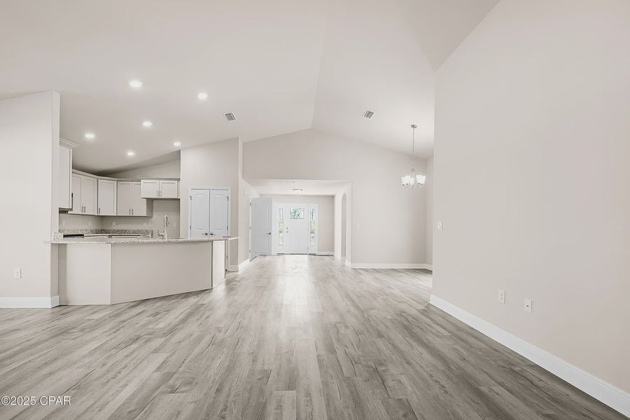Representative unfurnished interior of a home built from the Plan 2101 by Adams Homes in The Bluffs at Lafayette, Freeport (Image 12).