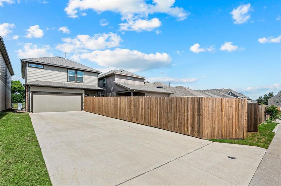 Exterior details and patio area of a home in Heritage Village, Haltom City (Image 3). Exterior details and patio area of a home in Heritage Village, Haltom City (Image 3).