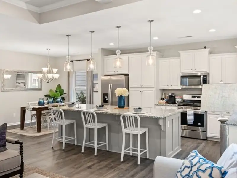 Representative furnished interior of a home built from the Cyprus by True Homes in Westbrook Falls, Colfax (Image 3).