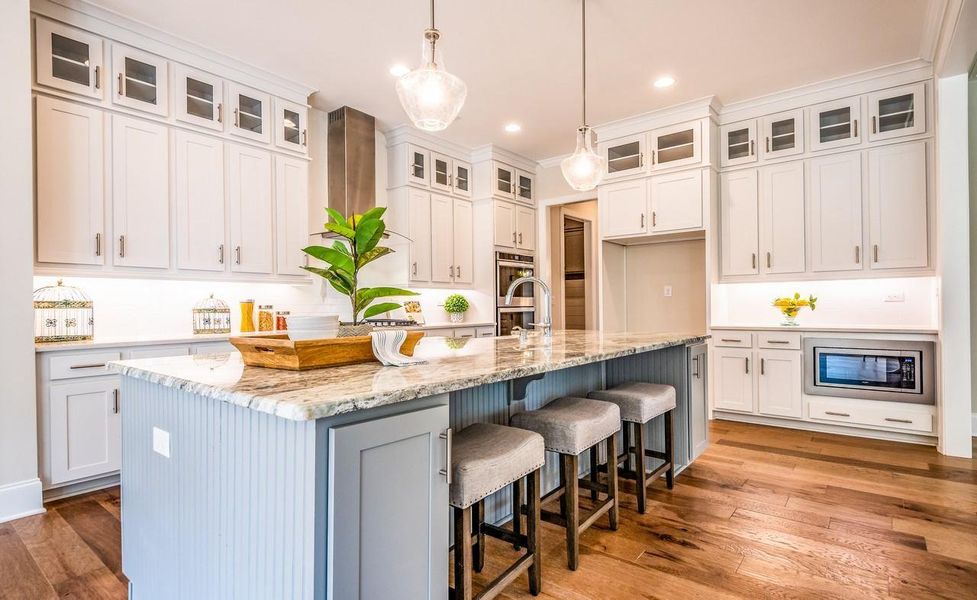 Representative furnished interior of a home built from the Berkeley by Greybrook Homes in Harbor Watch, Statesville (Image 9).