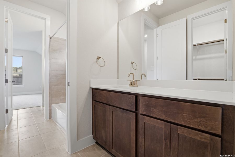 Furnished interior view inside a new home in Legacy at Lake Dunlap, New Braunfels (Image 6).