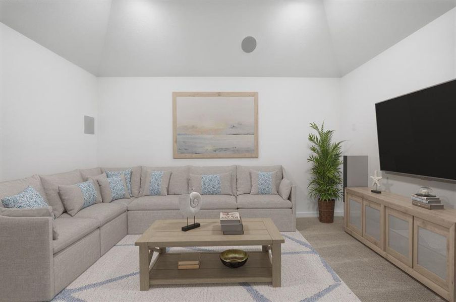 Furnished interior view inside a new home in Cottages of Celina, Celina (Image 15).