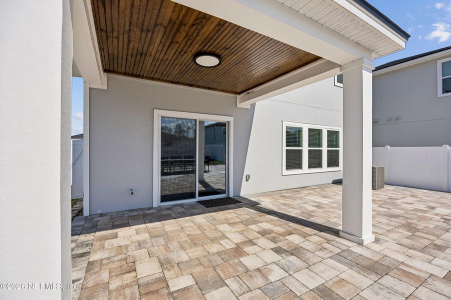 Exterior details and patio area of a home in Cordova Palms, St. Augustine (Image 25).
