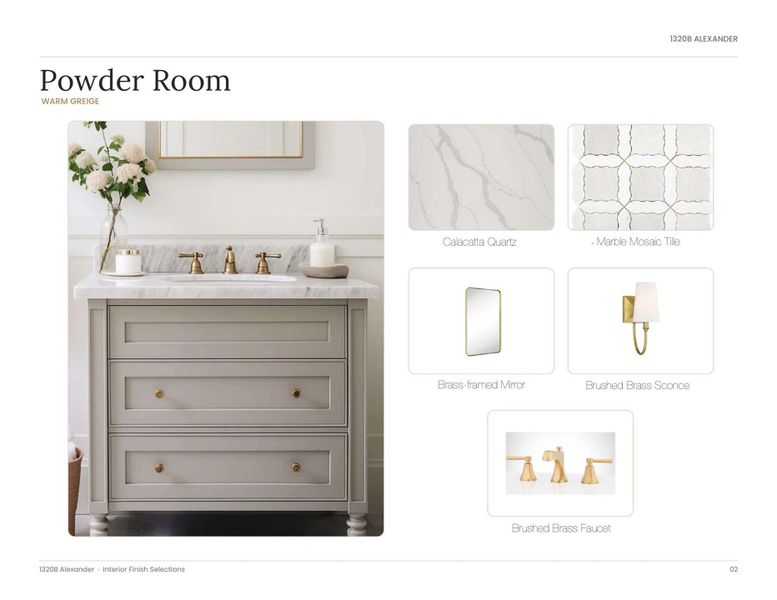 Powder Bath selections Powder Bath selections