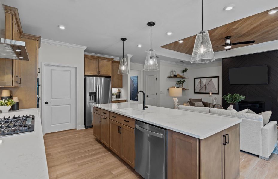 Furnished interior view inside a new home in Del Webb Wilmington at Mallory Creek, Leland (Image 27).