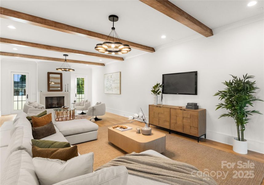 Furnished interior view inside a new home in , Charlotte (Image 31).