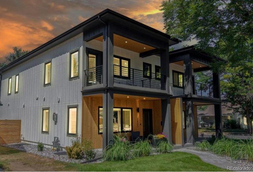 Front exterior of a new home in , Denver, CO, highlighting curb appeal (Image 28).