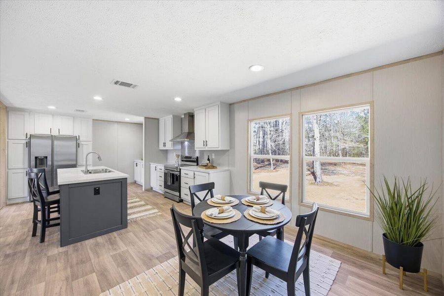 Furnished interior view inside a new home in , Cross (Image 17). Furnished interior view inside a new home in , Cross (Image 17).