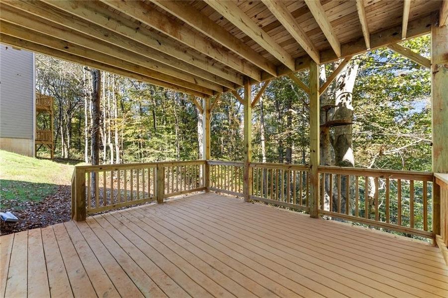 Exterior details and patio area of a home in Magnolia Villas, Cornelia (Image 4).