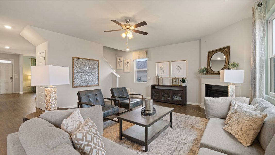 Representative furnished interior of a home built from the Mansfield by D.R. Horton in Estates at Deer Hollow, Grovetown (Image 13).