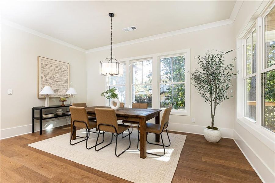 Furnished interior view inside a new home in , Atlanta (Image 15).