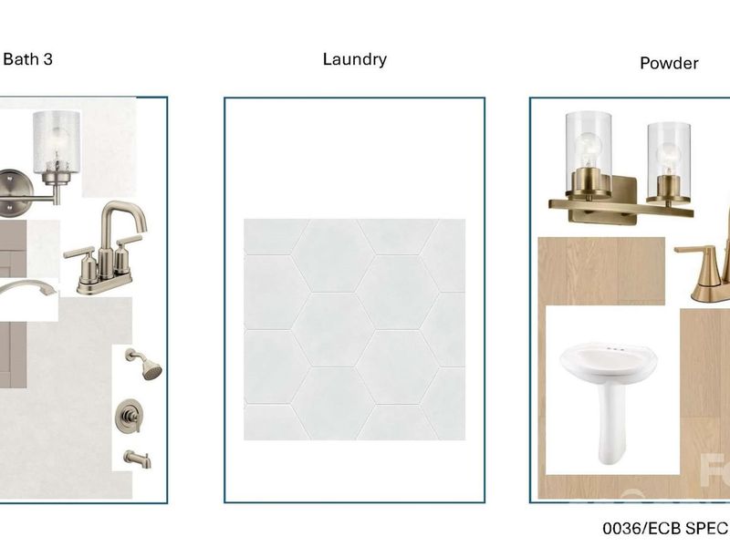 Sample of building materials used in homes in Enclave at Belmont, Belmont (Image 11).