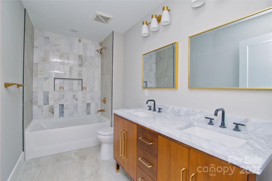 Furnished interior view inside a new home in , Charlotte (Image 9).