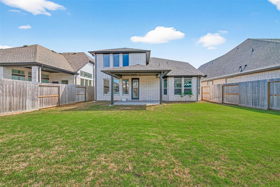 Exterior details and patio area of a home in , Cypress (Image 30). Exterior details and patio area of a home in , Cypress (Image 30).