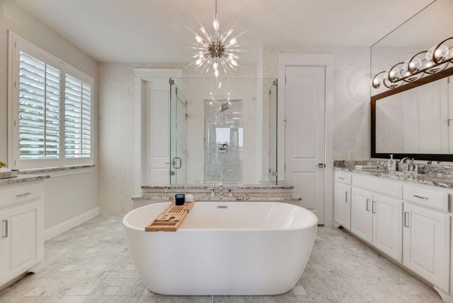 Representative furnished interior of a home built from the Hartford by Grand Homes in Creekside at Elevon, Lavon (Image 9).