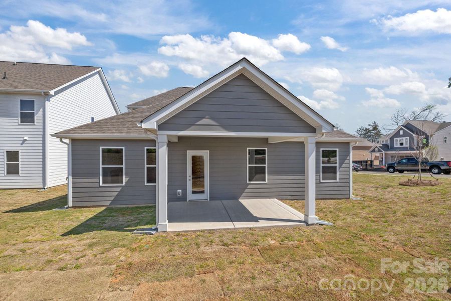 Exterior details and patio area of a home in McFarland Estates, York (Image 23).