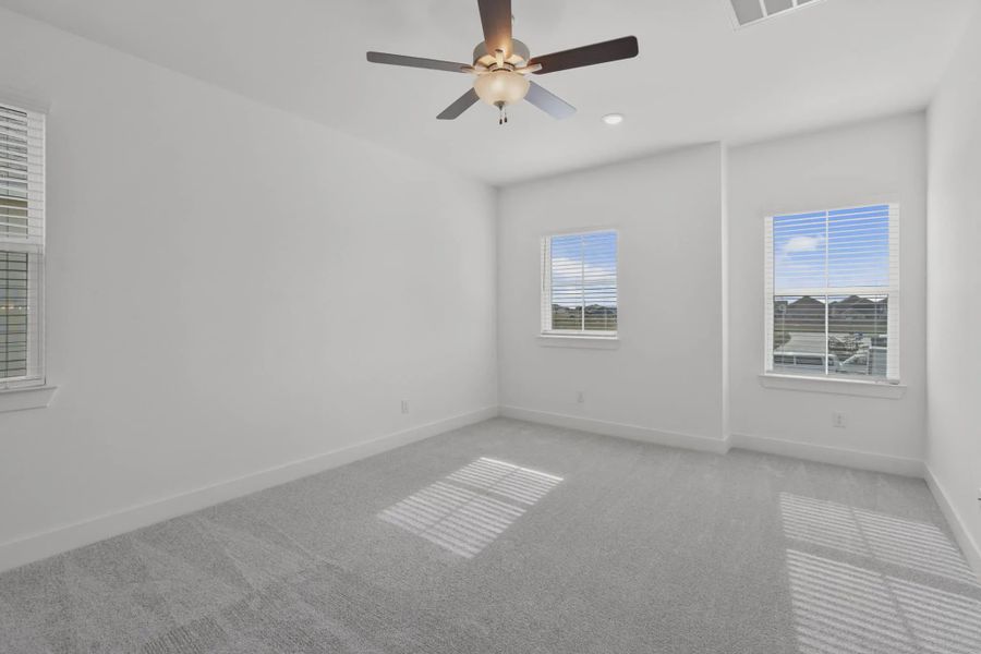 Representative unfurnished interior of a home built from the Riverdale by Chesmar Homes in Meridiana Courtyard Collection, Manvel (Image 30).