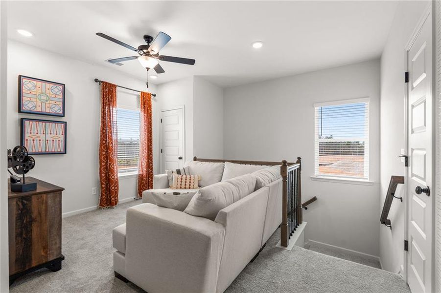 Furnished interior view inside a new home in Varnell Preserve, Dalton (Image 42).