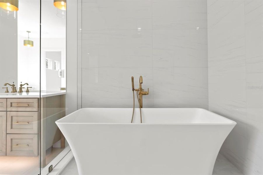 Furnished interior view inside a new home in , Tampa (Image 17). Furnished interior view inside a new home in , Tampa (Image 17).