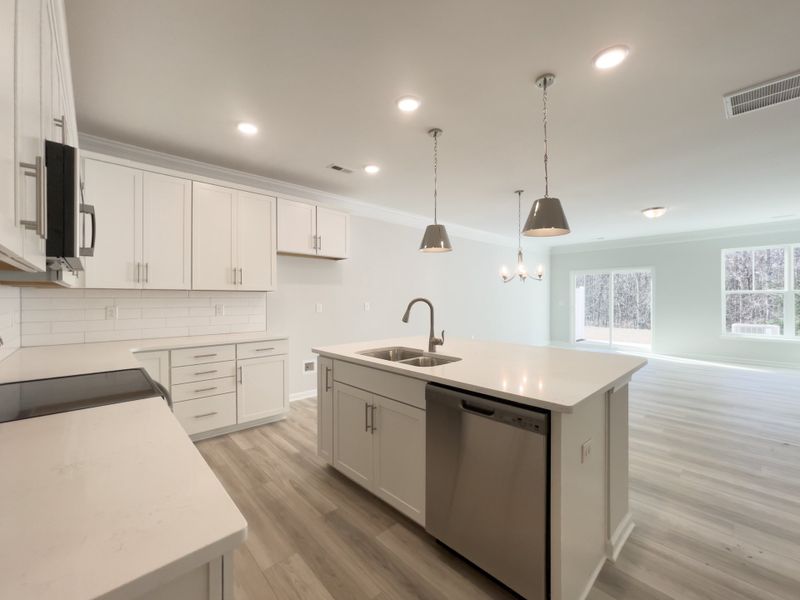 Furnished interior view inside a new home in Fairview Village Townhomes, Simpsonville (Image 7).