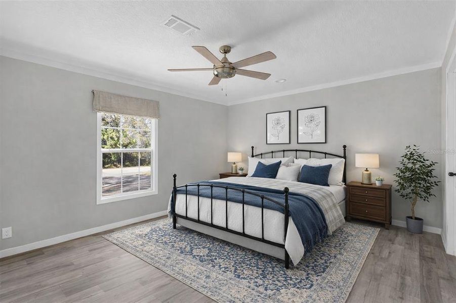 Furnished interior view inside a new home in , St. Cloud (Image 6).