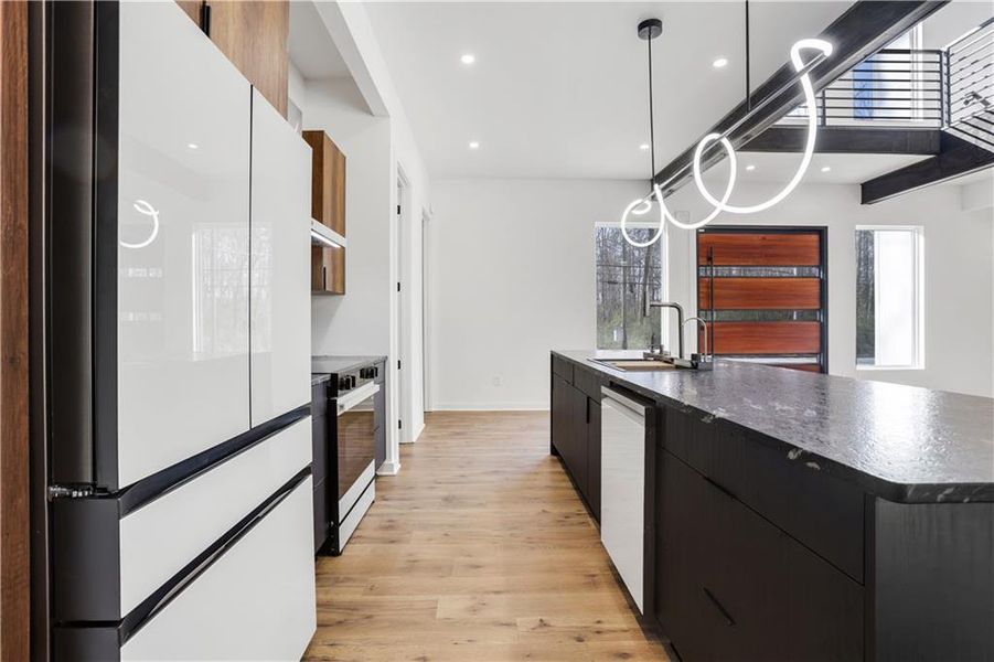 Furnished interior view inside a new home in , Atlanta (Image 9). Furnished interior view inside a new home in , Atlanta (Image 9).