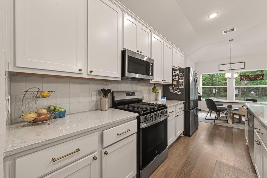 Furnished interior view inside a new home in , Willis (Image 27).