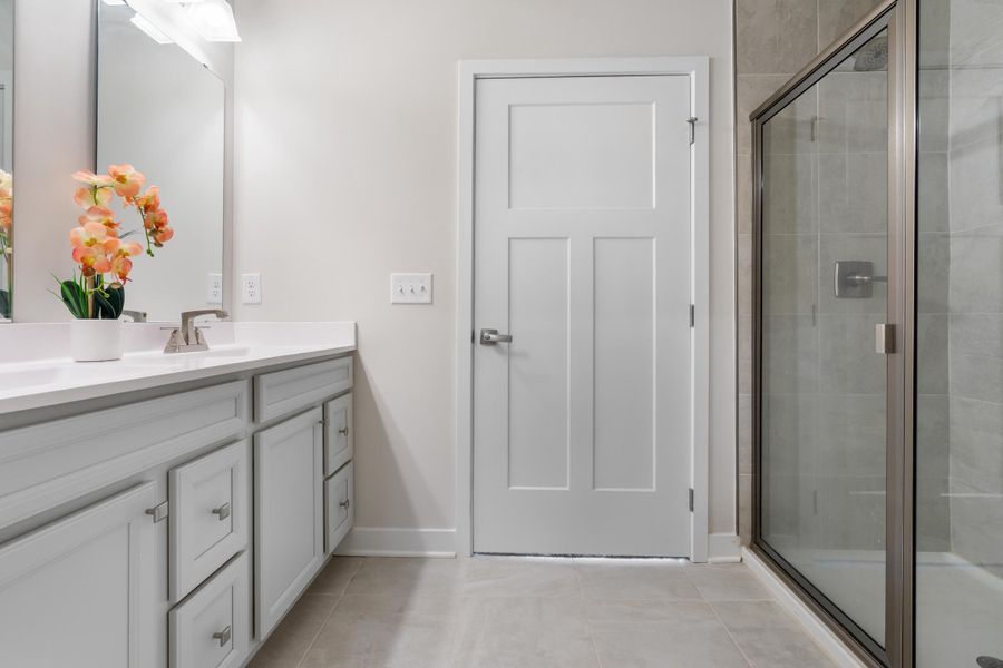 Furnished interior view inside a new home in , Santee (Image 7).