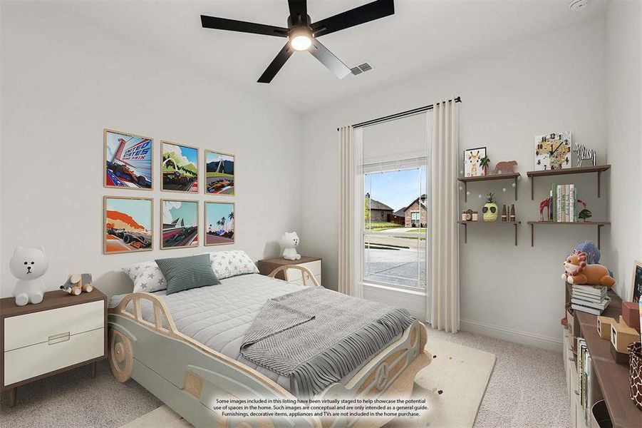 Furnished interior view inside a new home in Ridgepoint, Midlothian (Image 6).