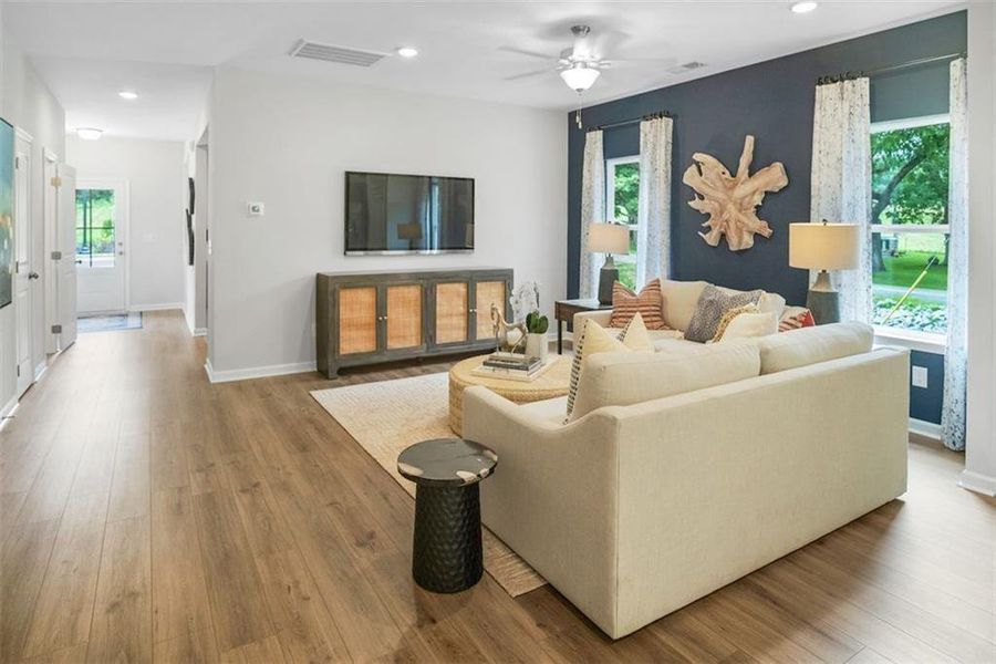 Furnished interior view inside a new home in Fuller Station, Loganville (Image 9).
