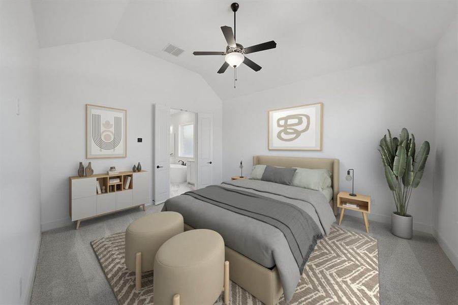 Furnished interior view inside a new home in Devonshire, Forney (Image 13).