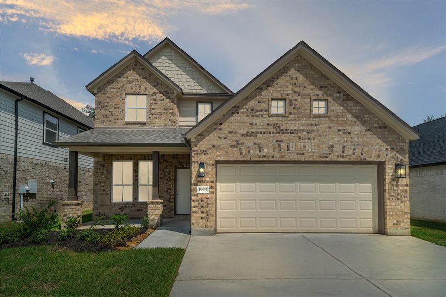 Welcome home to 1943 Scarlet Yaupon Way located in Barton Creek Ranch and zoned to Conroe ISD.