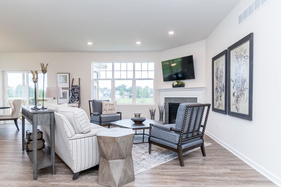Furnished interior view inside a new home in Mystic Ridge, Whitmore Lake (Image 16).