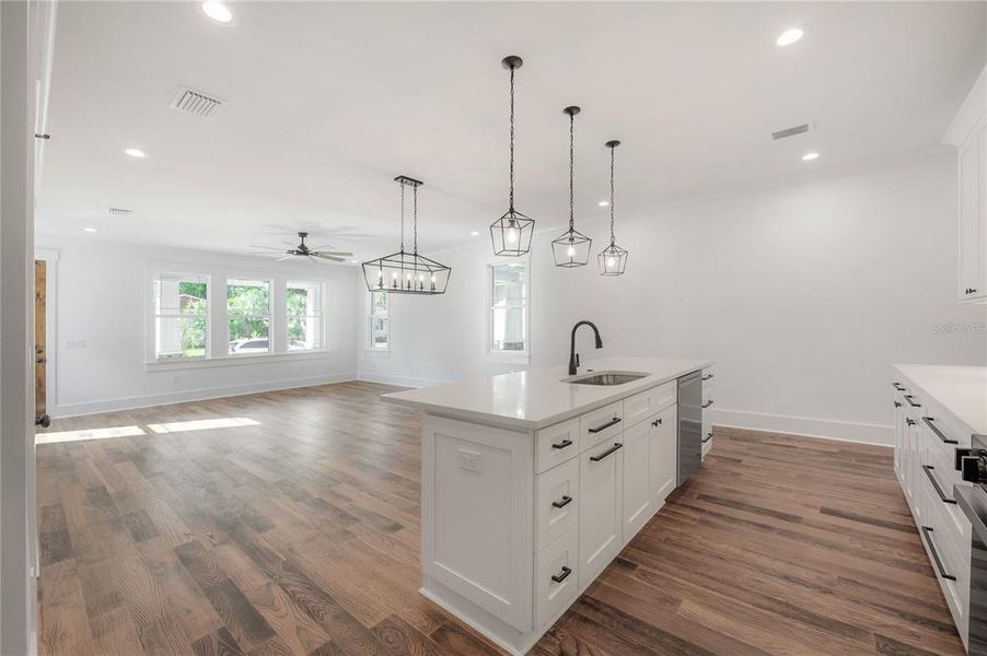 Furnished interior view inside a new home in , Tampa (Image 6). Furnished interior view inside a new home in , Tampa (Image 6).