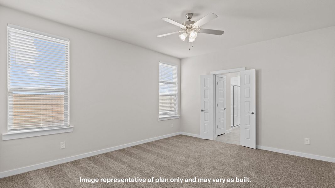 Representative unfurnished interior of a home built from the Portales by D.R. Horton in Homestead at Parks Bell Ranch, Odessa (Image 14).
