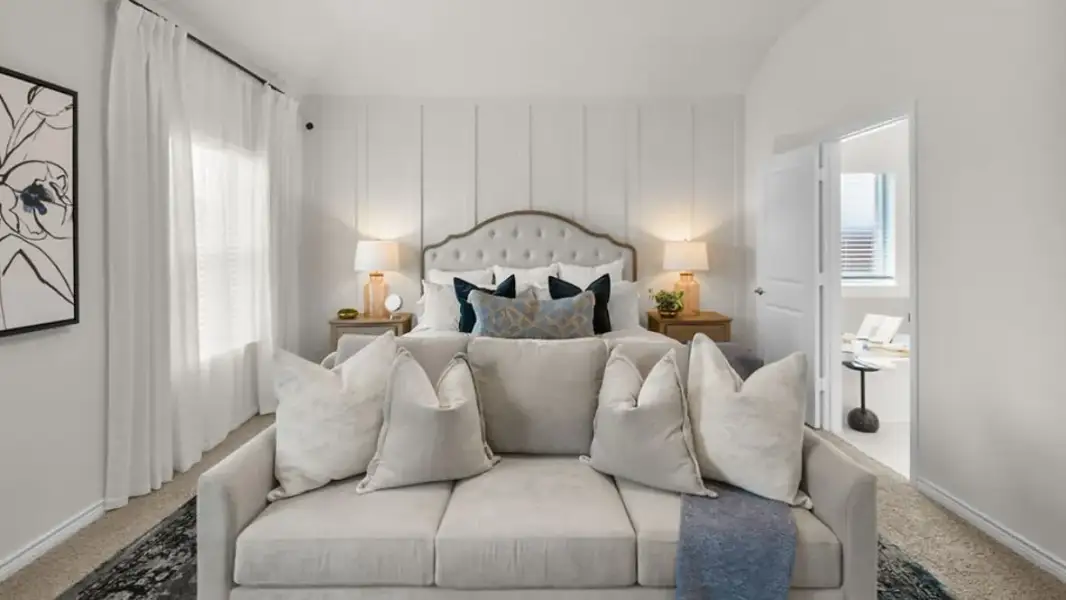 Furnished interior view inside a new home in The Preserve at Forum, Grand Prairie (Image 15).