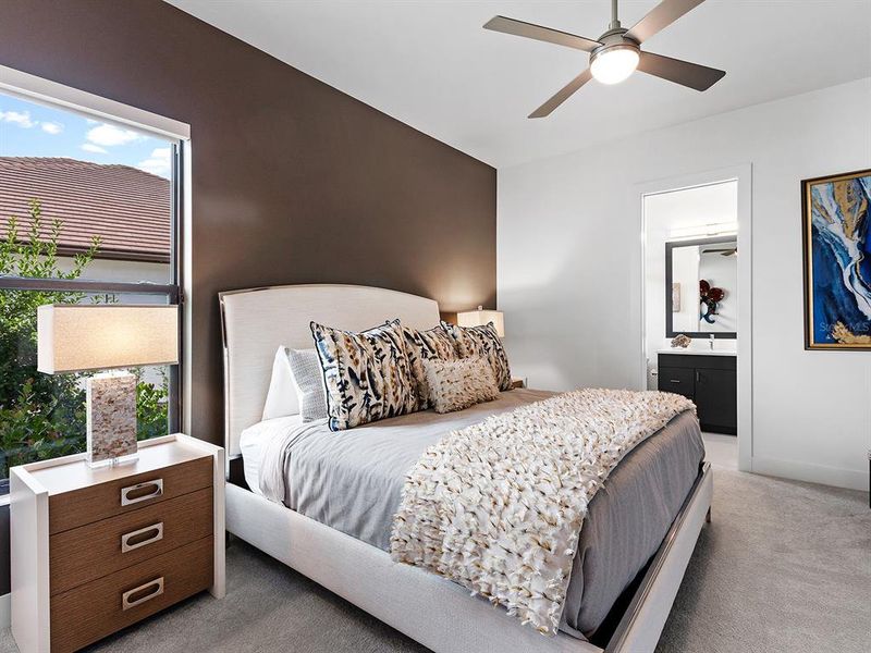 Furnished interior view inside a new home in Wild Blue at Waterside, Sarasota (Image 50). Furnished interior view inside a new home in Wild Blue at Waterside, Sarasota (Image 50).