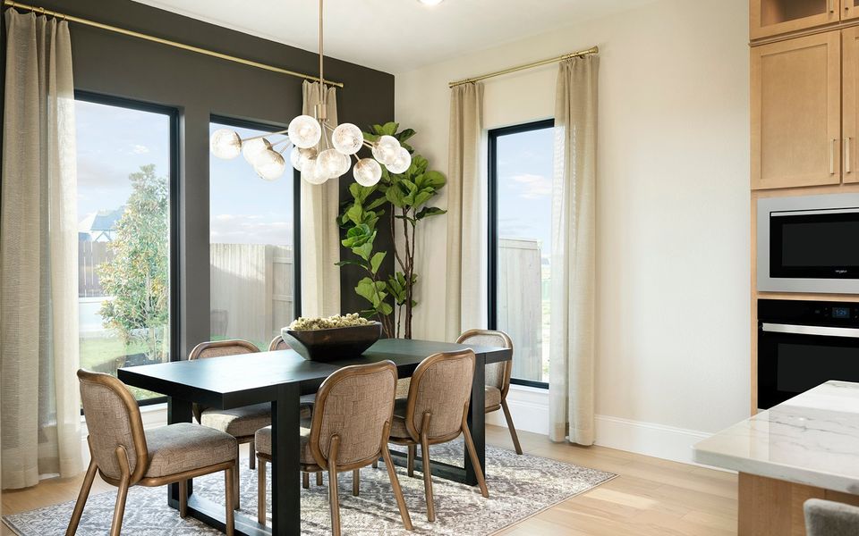 Representative furnished interior of a home built from the Hayden by Brookfield Residential in Midline, Webster (Image 13).