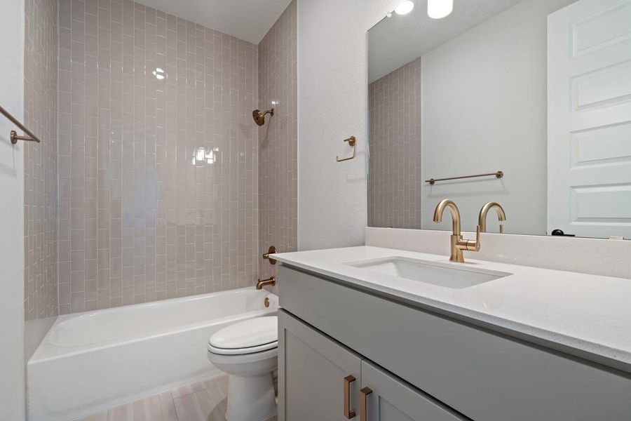 Furnished interior view inside a new home in Park Collection at Lariat, Liberty Hill (Image 12). Furnished interior view inside a new home in Park Collection at Lariat, Liberty Hill (Image 12).