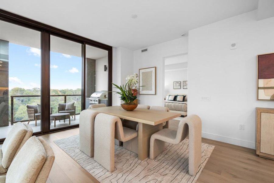 Furnished interior view inside a new home in The Dillon Buckhead, Atlanta (Image 19). Furnished interior view inside a new home in The Dillon Buckhead, Atlanta (Image 19).