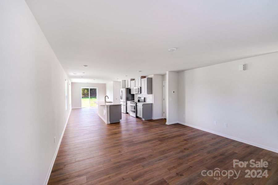 Family Room Open to Kitchen