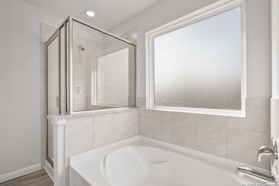 Furnished interior view inside a new home in Timber Creek, San Antonio (Image 7).