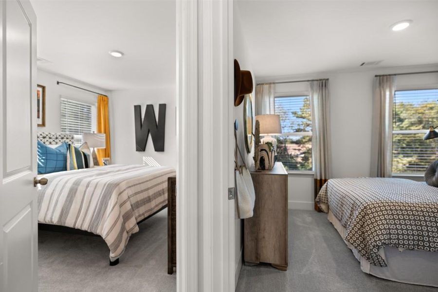 Furnished interior view inside a new home in Wellington Estates, Madison (Image 10).