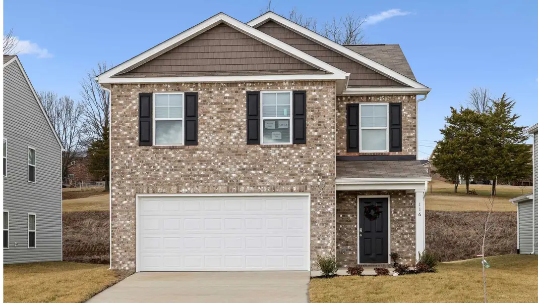 Representative exterior photo of a completed home built from the Edmon by D.R. Horton in Clearwater Springs, Johnson City, TN (Image 2). Representative exterior photo of a completed home built from the Edmon by D.R. Horton in Clearwater Springs, Johnson City, TN (Image 2).