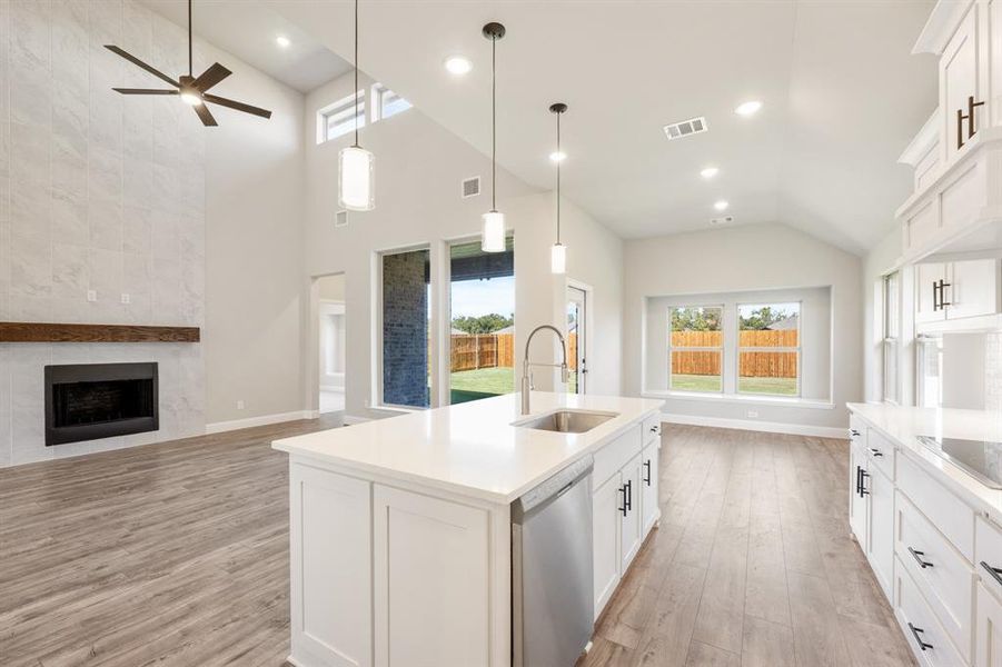 Furnished interior view inside a new home in Anderson Crossing, Trenton (Image 8). Furnished interior view inside a new home in Anderson Crossing, Trenton (Image 8).