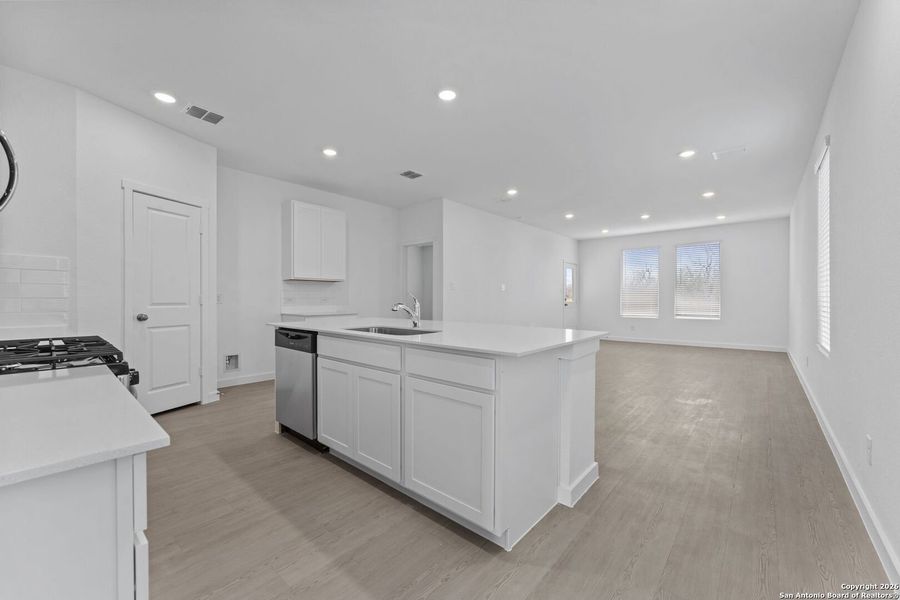 Furnished interior view inside a new home in Hightop Ridge, Converse (Image 11).