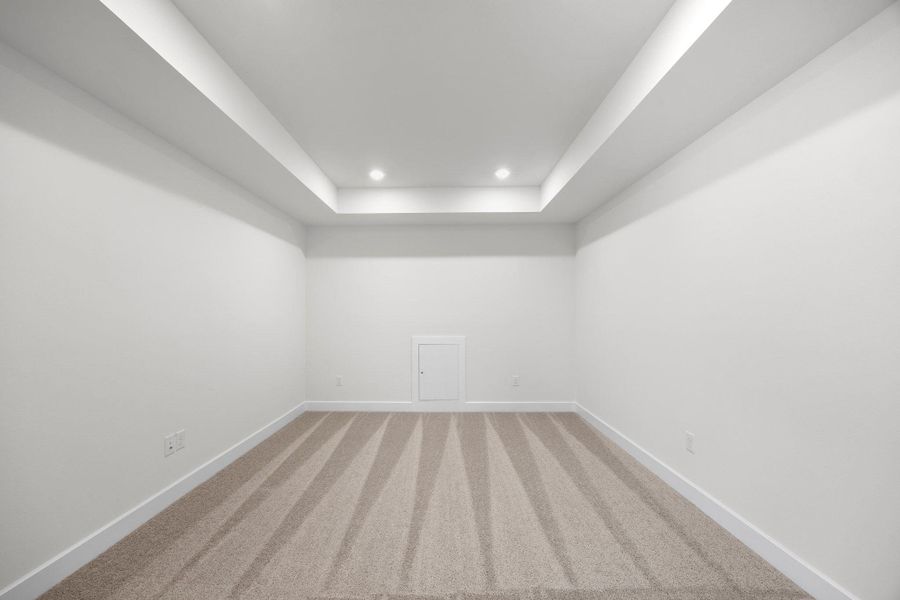 Spacious, unfurnished interior of a new home in Parmer Ranch - 60', Georgetown (Image 27). Spacious, unfurnished interior of a new home in Parmer Ranch - 60', Georgetown (Image 27).